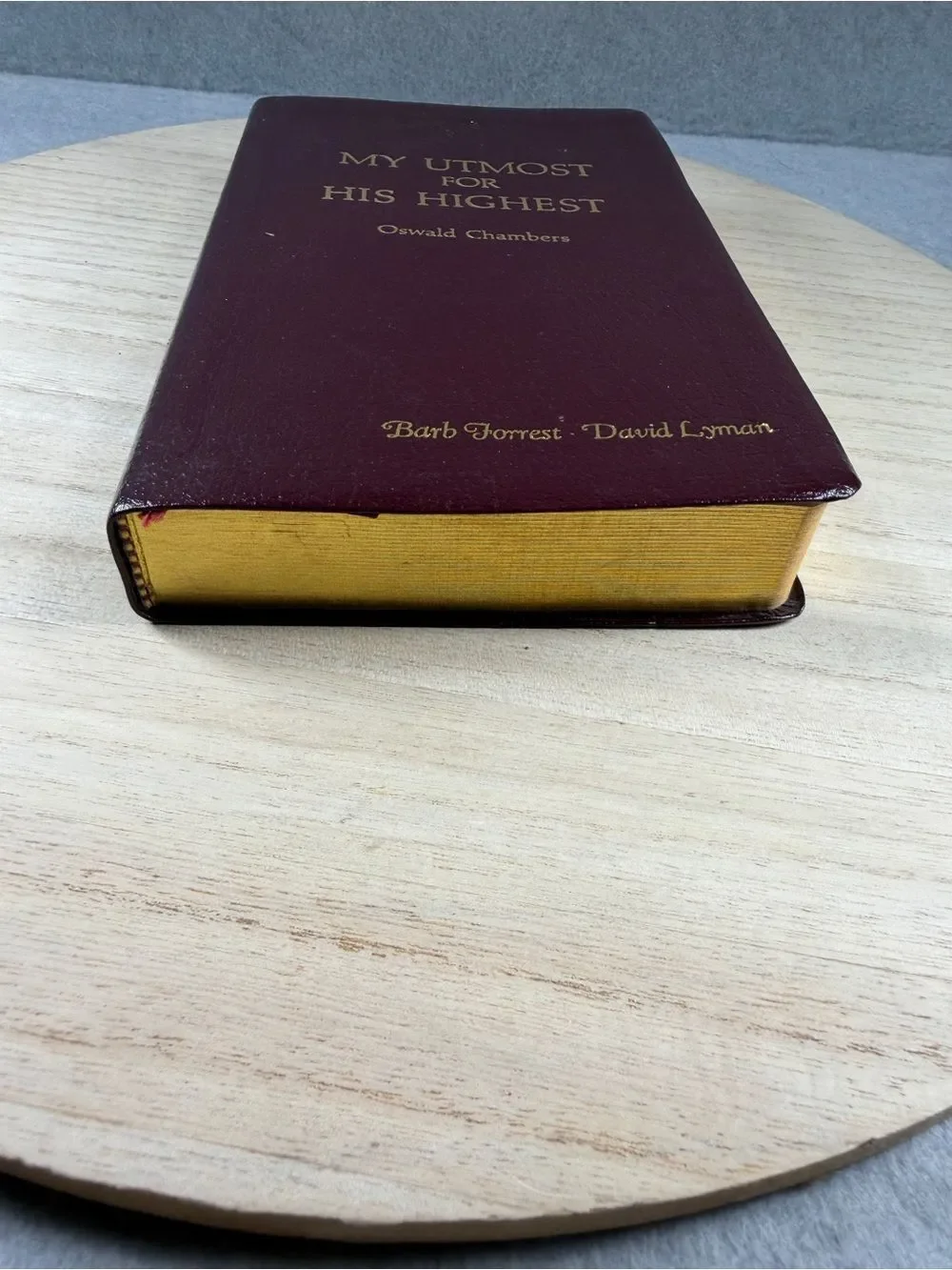 My Utmost For His Highest by Oswald Chambers (Flexible Leather) 1963